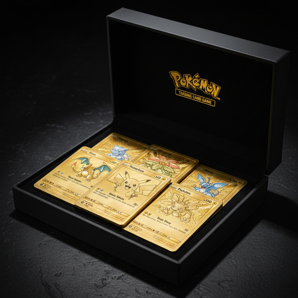 Gold Pokémon Card Collection