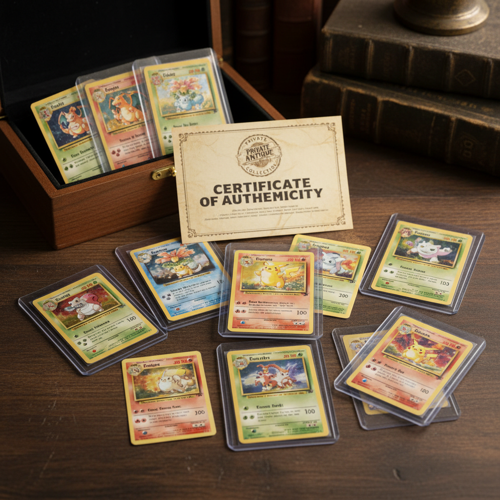 Private Antique Pokémon Collection — Original 90s Cards