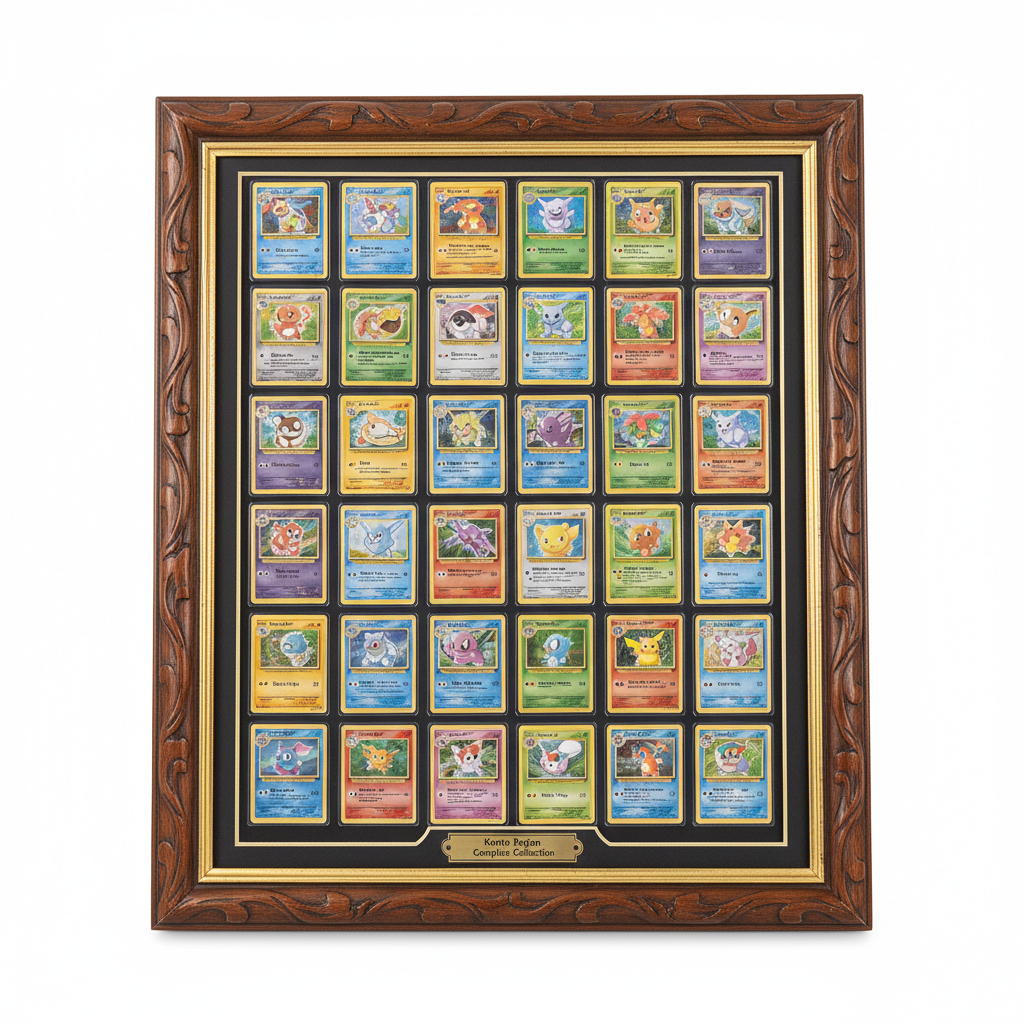 Pokémon Card Full Set with Display Frame